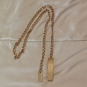 Gold chain belt